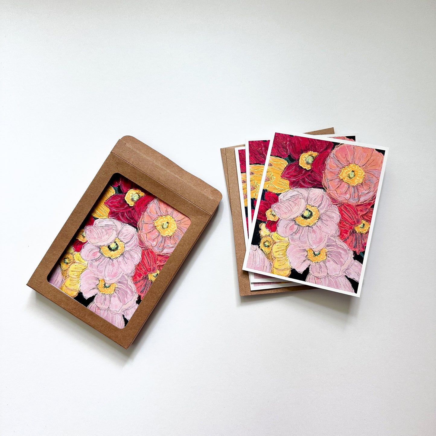 Poppies Boxed Card Set of 6
