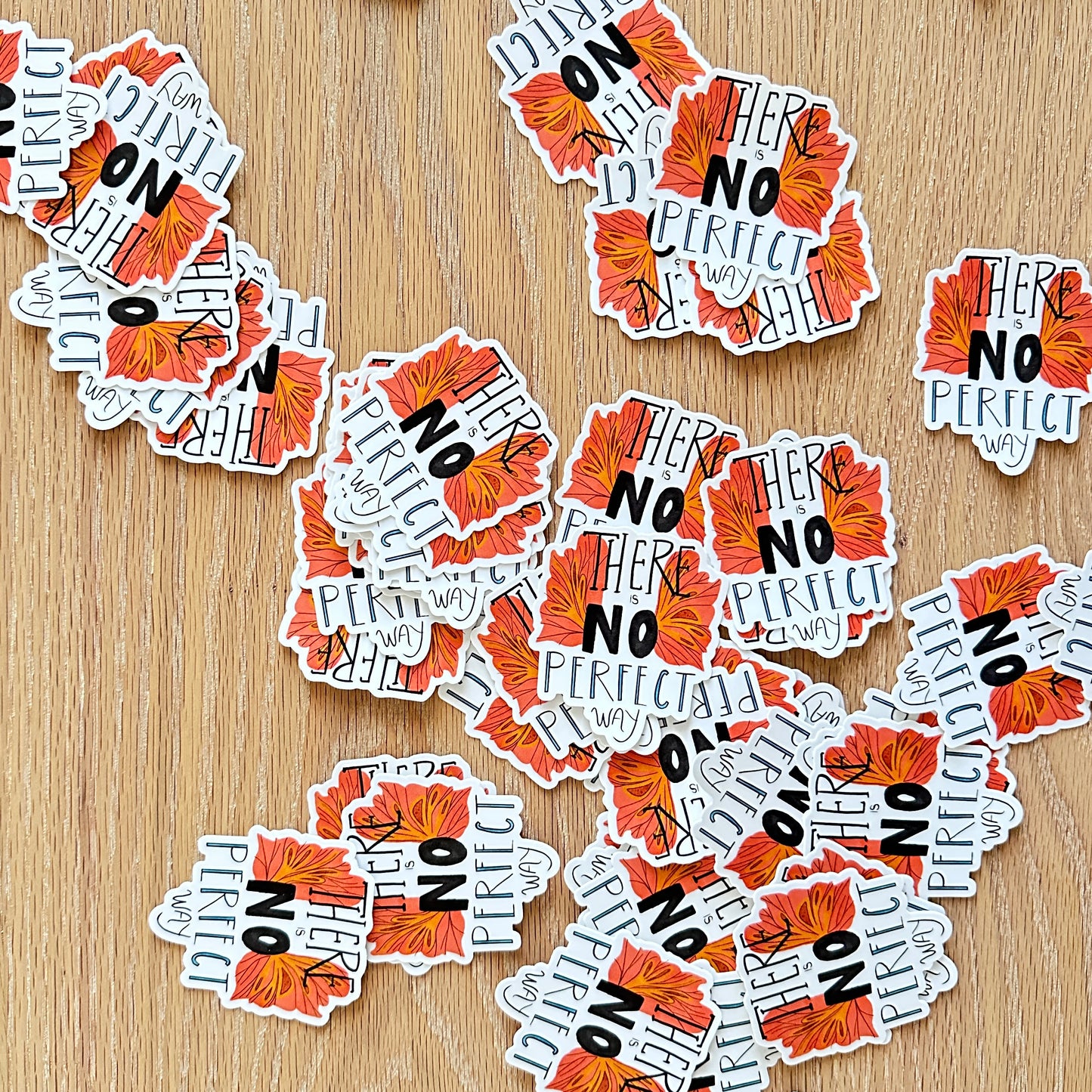 There is No Perfect Way Sticker