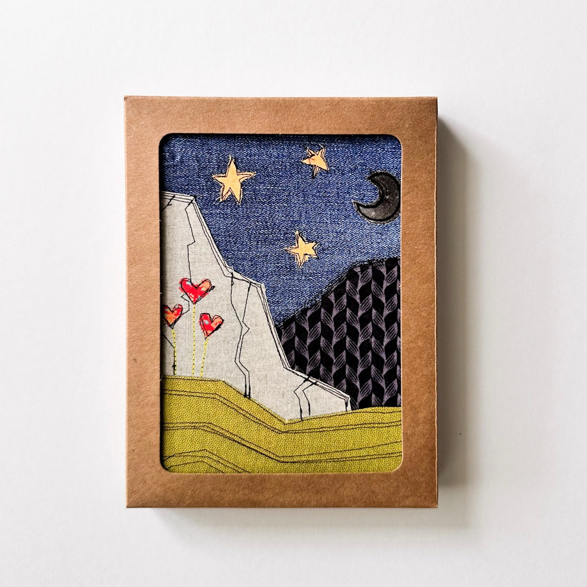 Moonlit Climb - Mountain Love Greeting Card Boxed Set of 6