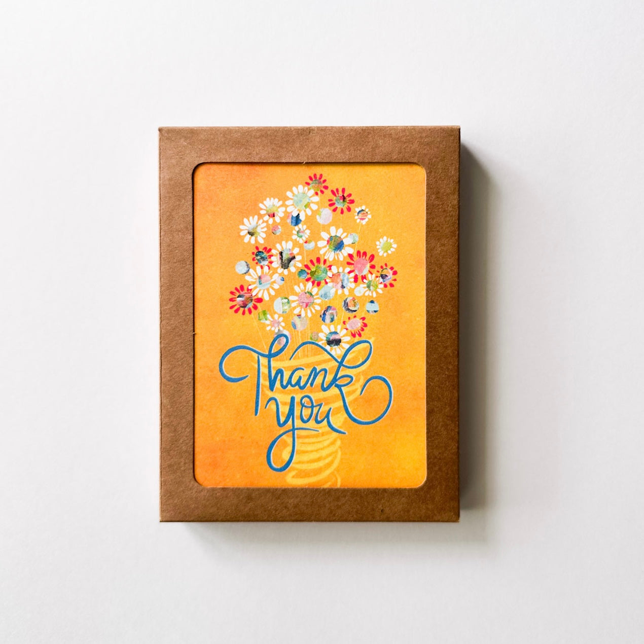 Thank You - Floral Greeting Card Boxed Set of 6