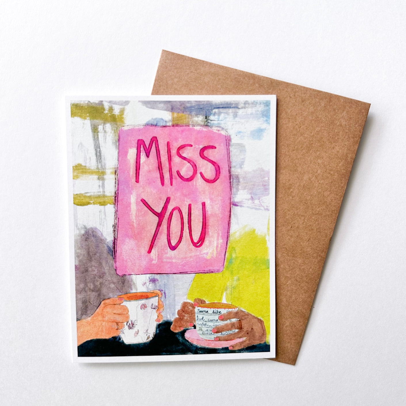 Miss You Greeting card
