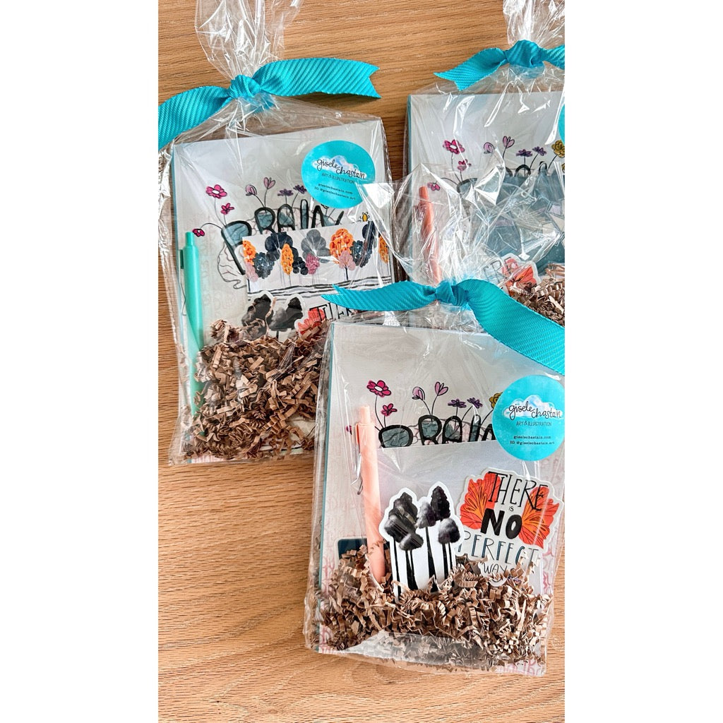 Brain Dump Notebook Gift Bag