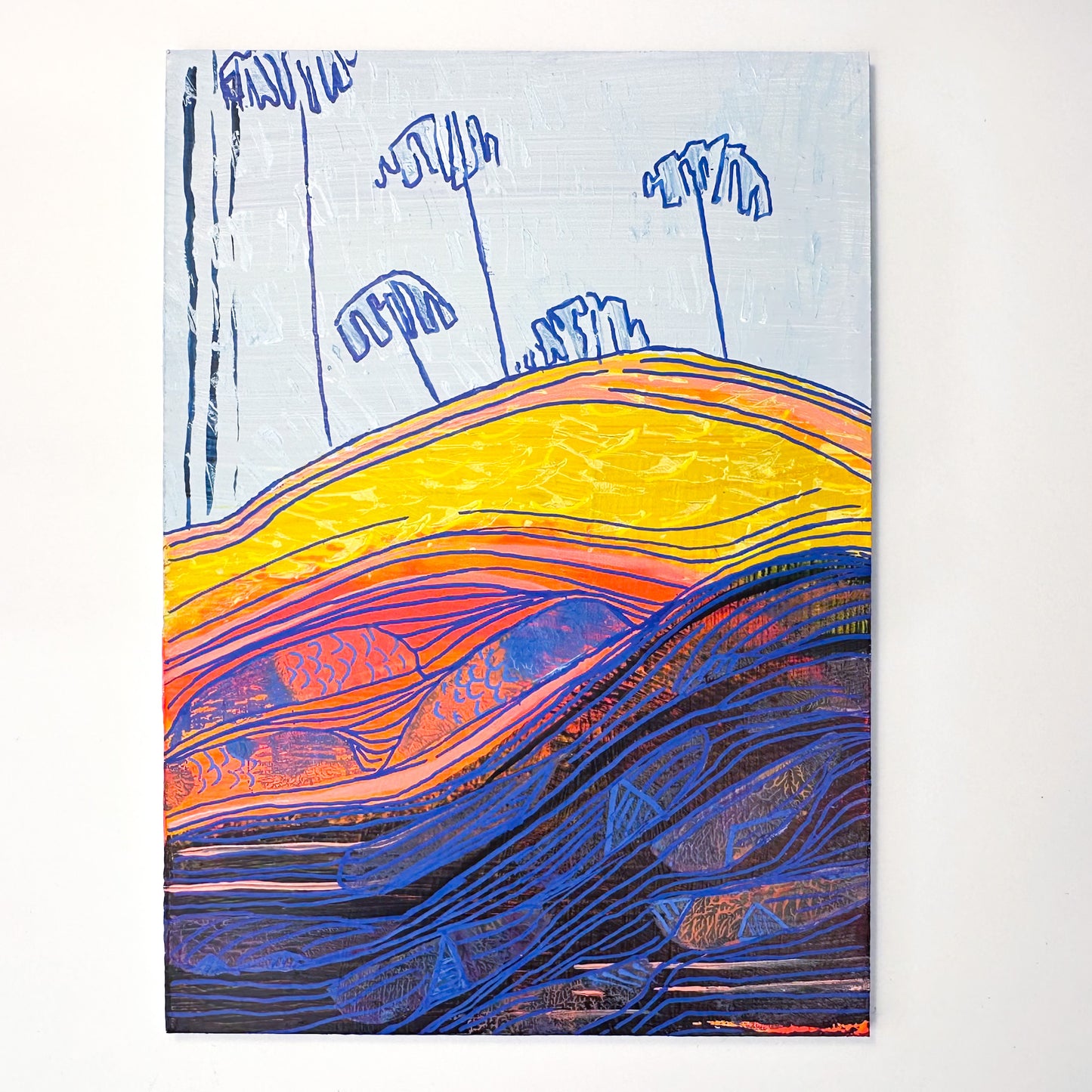 Day 1/100 - Neon Tides - FRAMED