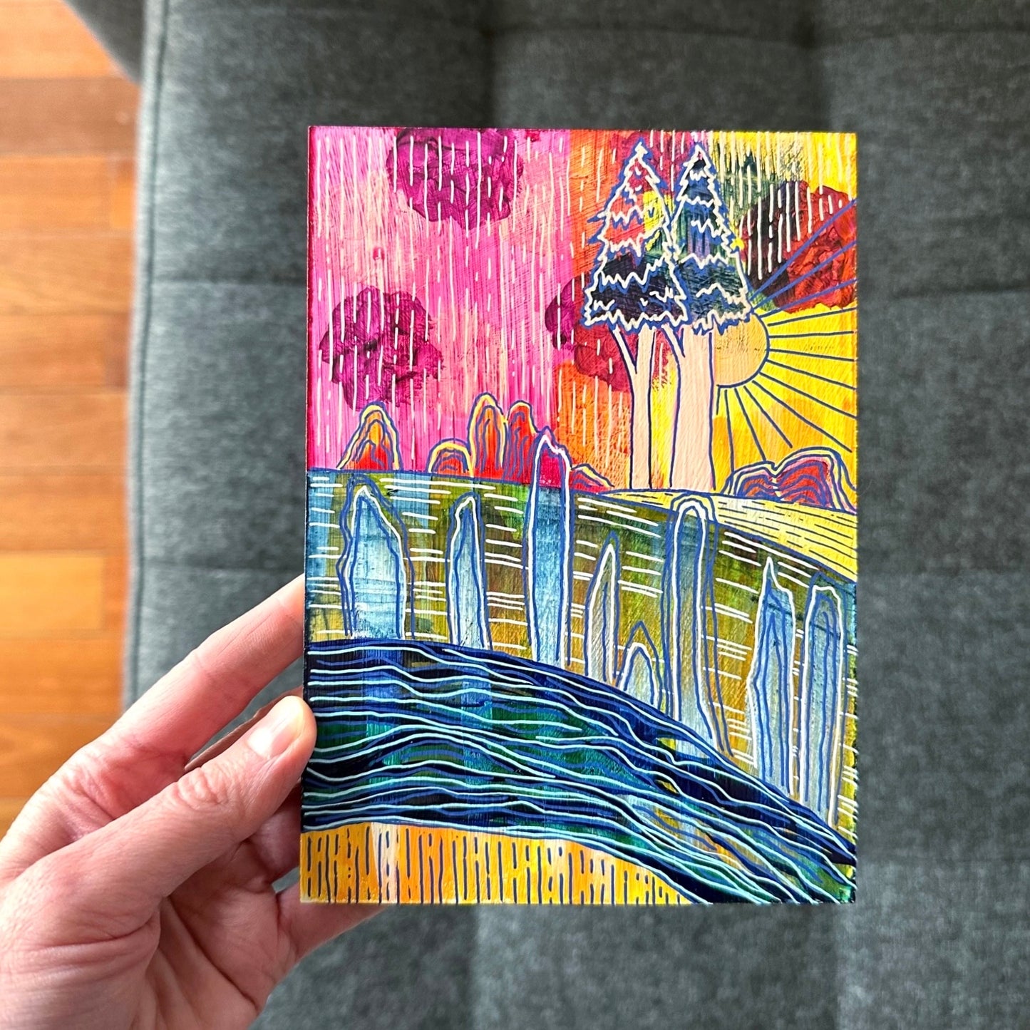 Day 24/100 - Awakening - FRAMED - Original