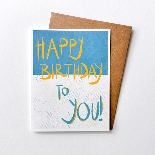 Happy Birthday to You Greeting card