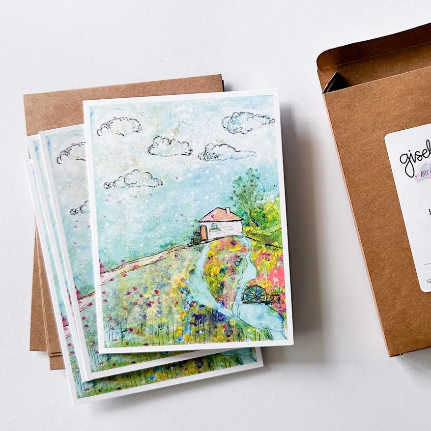 Sanctuary - Cottage Greeting Card Boxed Set of 6