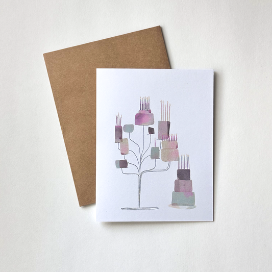 Birthday Cake - Greeting card