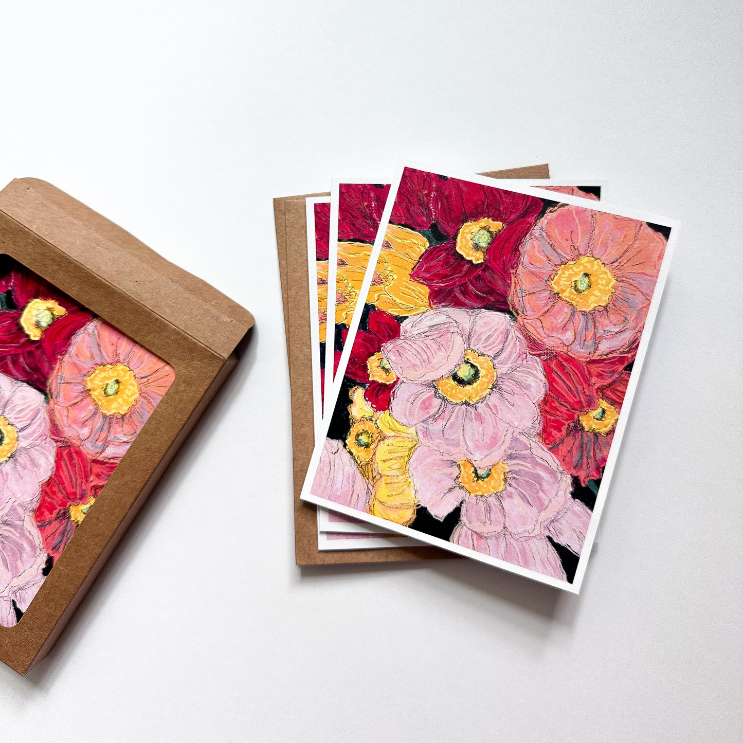 Poppies Boxed Card Set of 6